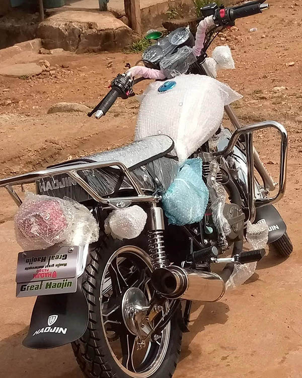 Nurse's Motorcycle from the Royal House of Sefwi Obeng-Mim